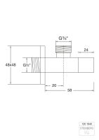 Steinberg Eckventil 1/2"