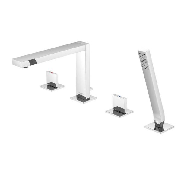 Steinberg 160 2402 - 4-Loch Wannenrand-Armatur, Ausladung 210 mm