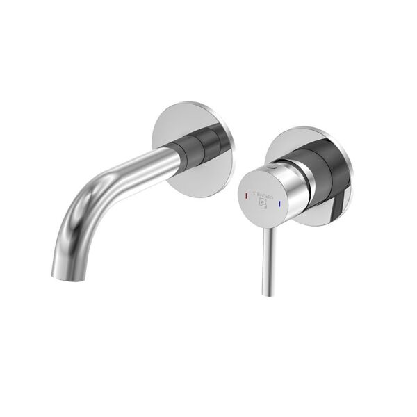 Steinberg 100 1801 Waschtisch-Armatur-Einhebelmischer, Ausladung 165 mm mit Nano