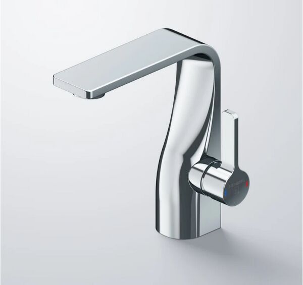 Steinberg 230 1010 2 Waschtisch-Einhebelmischer ohne Ablaufgarnitur, Ausladung 140 mm