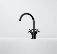 Steinberg 250 1500 Waschtisch-Zweigriffarmatur mit Ablaufgarnitur