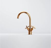 Steinberg 250 1500 Waschtisch-Zweigriffarmatur mit Ablaufgarnitur