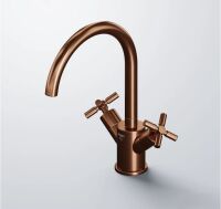 Steinberg 250 1500 Waschtisch-Zweigriffarmatur mit Ablaufgarnitur