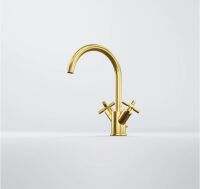 Steinberg 250 1500 Waschtisch-Zweigriffarmatur mit Ablaufgarnitur