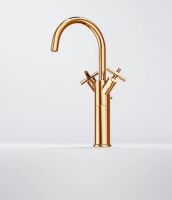 Steinberg 250 1550 Waschtisch-Zweigriffarmatur mit Ablaufgarnitur