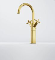 Steinberg 250 1550 Waschtisch-Zweigriffarmatur mit Ablaufgarnitur