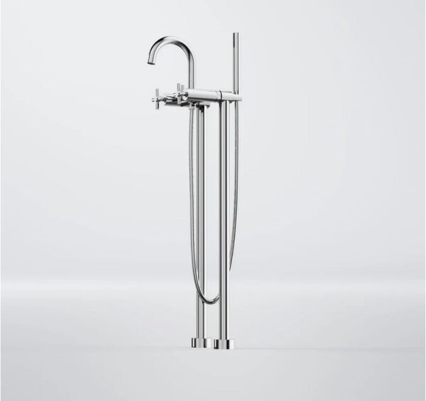 Steinberg 250 1162 Freistehende Wanne/Brause-Armatur, Ausladung 153 mm