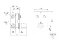 Steinberg 390 4221 3 Unterputz-Thermostat ¾
