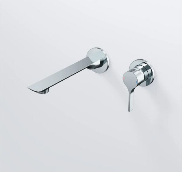 Steinberg Waschtisch Wand-Einhebelmischer mit Farbhülse