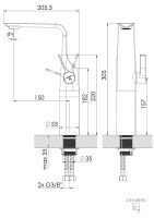 Steinberg 290 1700 Waschtisch Einhebelmischer