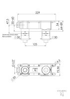 Steinberg 100 1814 E Vollelektronische Wand-Waschtisch-Armatur
