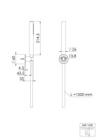 Steinberg 340 1650 Handbrausegarnitur mit BAB