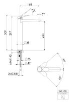 Steinberg 340 1700 Waschtisch-Einhebelmischer