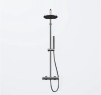 Steinberg 340 2721 Brauseset komplett mit Thermostatarmatur, mit Regenbrause (mit Easy Clean) und Handbrause