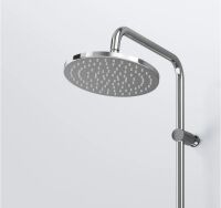 Steinberg 340 2721 Brauseset komplett mit Thermostatarmatur, mit Regenbrause (mit Easy Clean) und Handbrause