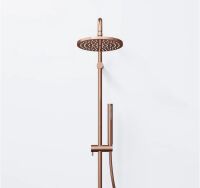 Steinberg 340 2721 Brauseset komplett mit Thermostatarmatur, mit Regenbrause (mit Easy Clean) und Handbrause