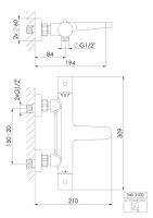 Steinberg 340 3100 Wanne-AP-Thermostat 1/2″