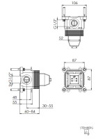 Steinberg 341 2250 3 Fertigmontageset für Brause-Einhebelmischer