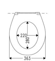 kompatibler WC Sitz Lavas Softclose weiß