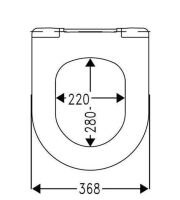 kompatibler WC Sitz Ray Soft Close weiss