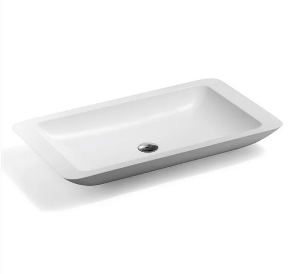 Treos Mineralguss Aufsatzbecken