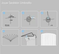 Sealskin Regenschirm Duschvorhangstange