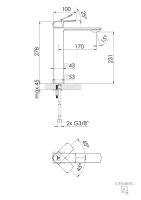 Steinberg 342 1700 Waschtisch-Einhebelmischer