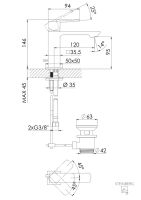 Steinberg 342 1000 Waschtisch-Einhebelmischer