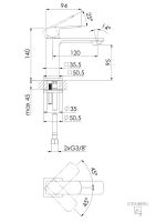 Steinberg 342 1010 Waschtisch-Einhebelmischer