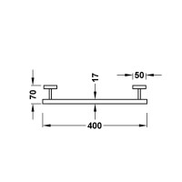 Tres Handtuchhalter-10723601 mit 40cm