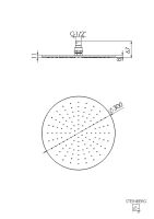 Steinberg 100 1688 Regenbrause ø 300 mm x 8 mm