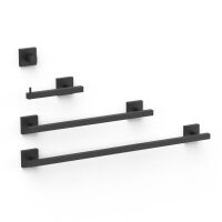 Tres Set bestehend aus 2 Handtuchhaltern + 1 Papierhalter ohne Deckel + 1 Haken-09598101