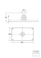 Steinberg 120 1688 Regenbrause 200 x 300 x 8 mm