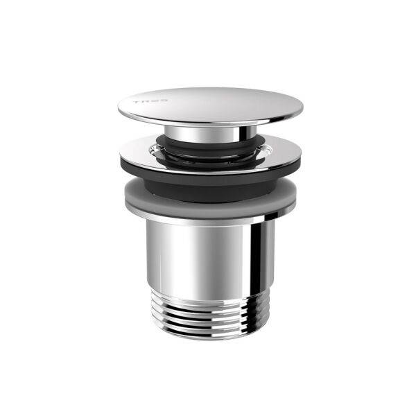 Tres Click-clack-Ablaufventil Simple-rapid für Waschbecken mit Immer-Geöffnet-Option-24284010