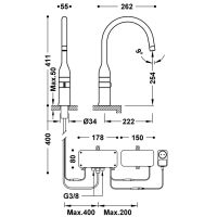 Tres KITCHENS Elektronische Küchenarmatur-23044501