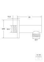 Steinberg 100 1660 Brauseanschlussbogen 1/2 Zoll
