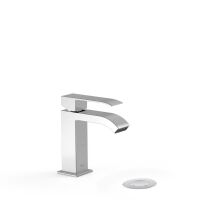 Tres CUADRO Einhebel-Waschtischmischer mit Zugstangen-Ablaufgarnitur-00610101D