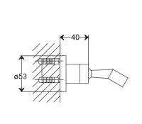Steinberg 100 1665 Brause Wandhalter