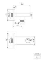 Steinberg 135 1667 Brause-Wandhalter