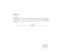 Steinberg Handtuchhalter 2-armig, Chrom 650 2550