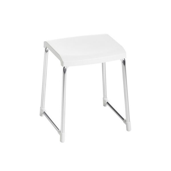 Avenarius Bad-/ Dusch-Hocker Sitzfläche weiß