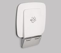 Provex Duschklappsitz Serie 300 chrom/wei&szlig;