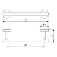 Avenarius Serie 190 Edelstahl Wandhaltegriff /...