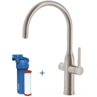 Tres KITCHENS Einhebel-Küchenarmatur mit 2 Strahlarten für Leitungs- und Filterwasser-23045301