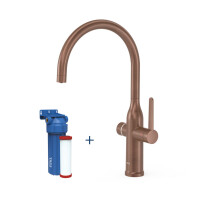 Tres KITCHENS Einhebel-Küchenarmatur mit 2 Strahlarten für Leitungs- und Filterwasser-23045301