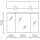 Pelipal 6025-SPS03-L-17 Spiegelschrank, weiß touch, 71,3 x 115 x 17 cm, Schalter rechts