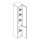 Lanzet Hochschrank 180x30x32,5 cm Anschlag links