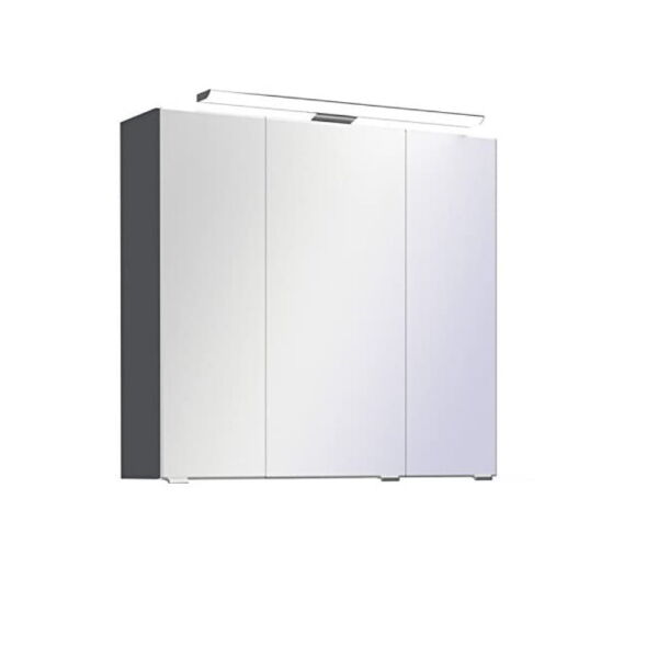 Retoure Pelipal TRENTINO 770/800 Spiegelschrank / Graphit / LED-Aufbauleuchte / 75 x 70 x 20 cm