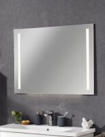 Fackelmann Spiegel Linear 100 cm LED-Beleuchtung und Ambientebeleuchtung