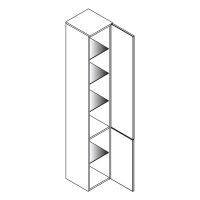 Lanzet Hochschrank 180x30x32,5 cm Anschlag rechts